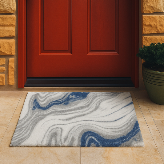 Anti-Skid Fur Door Mat [20in x 32in] | Mable texture Printed